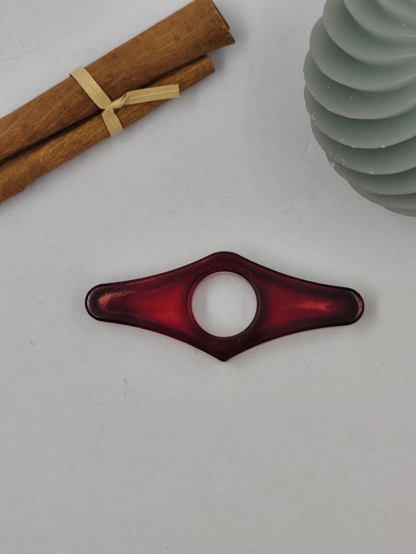 Bague de lecture losange - rouge Bague de lecture losange - rouge
