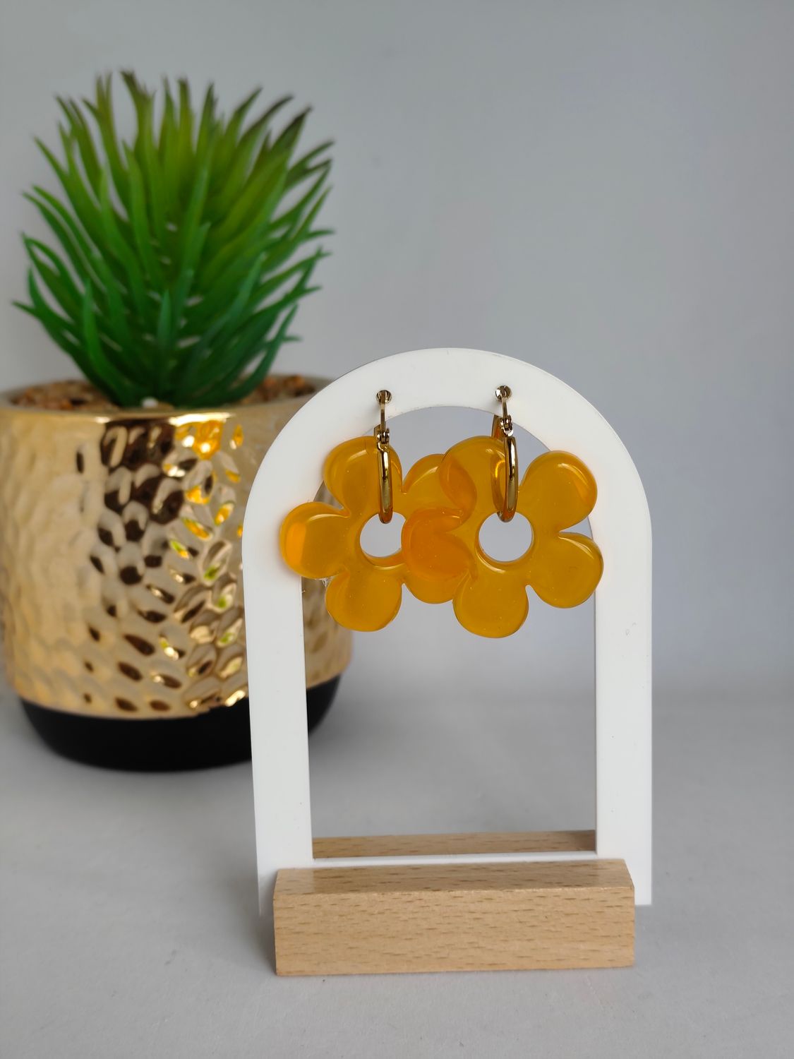 Pampilles orange clair translucide Pampilles orange clair translucide