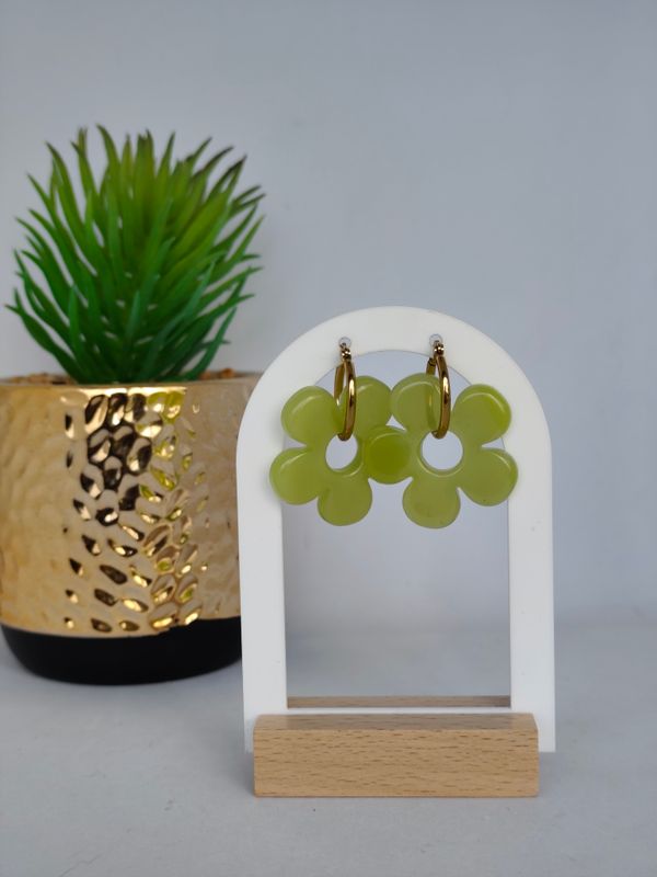 Pampilles paillettes kaki opaque Pampilles paillettes kaki opaque