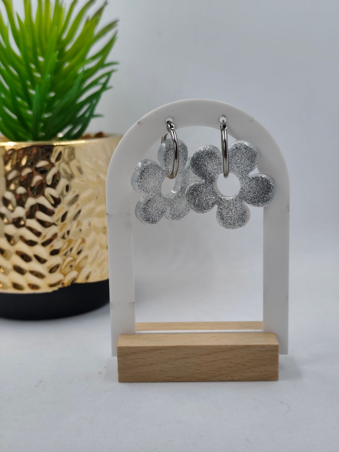 Pampilles paillettes argentées Pampilles paillettes argentées