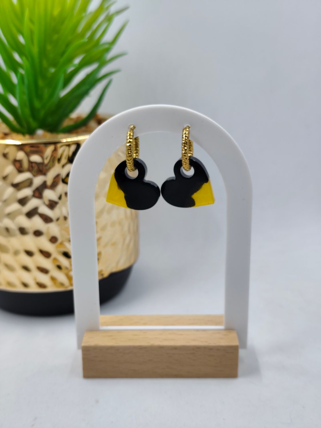 Coeur - noir/jaune Coeur - noir/jaune