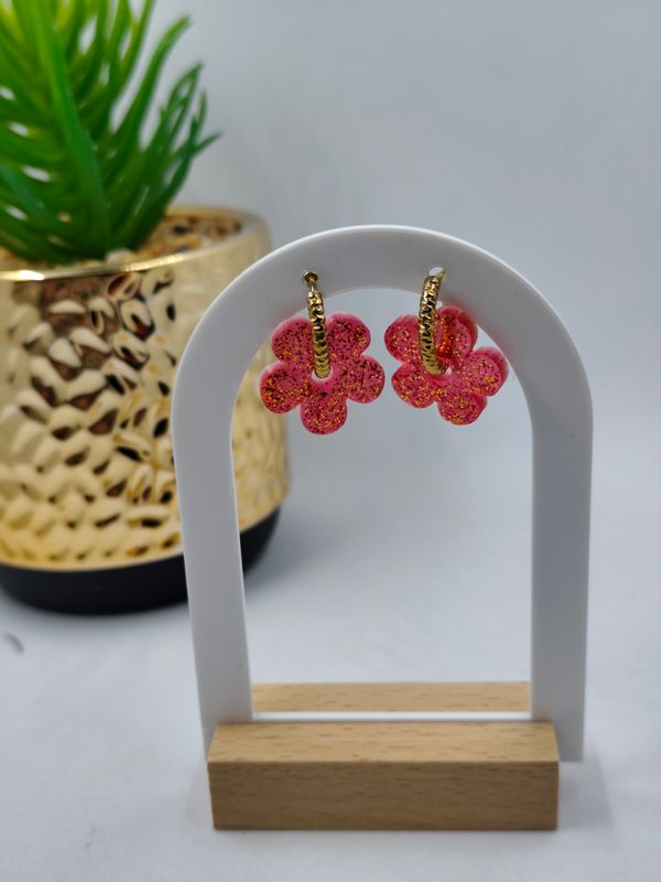 Mim's - rouge / paillettes dorées