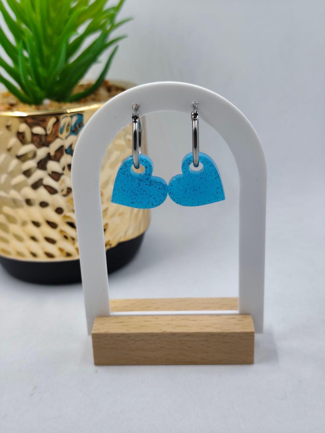 Coeur - bleu paillettes Coeur - bleu paillettes