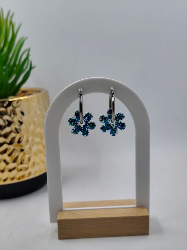 Mim's -  turquoise argent paillettes