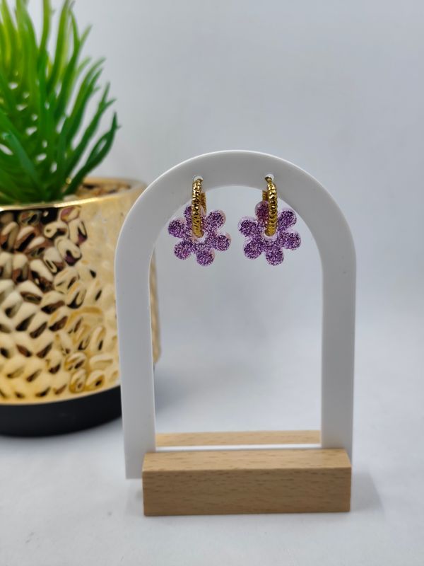 Mim's -  rose/violet paillettes