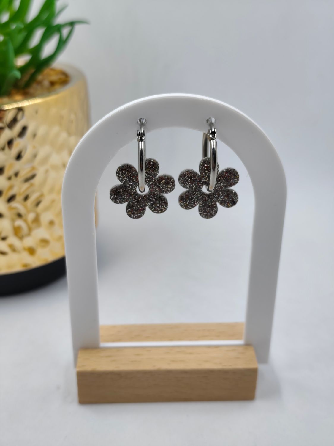 Mim's - argenté / rouge paillettes