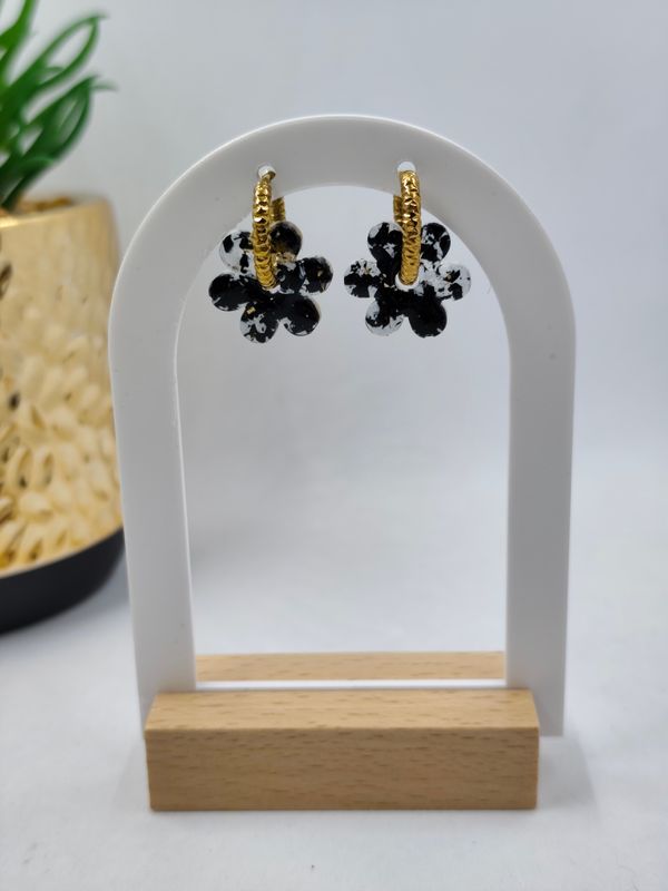 Mim's - noire / doré transparent