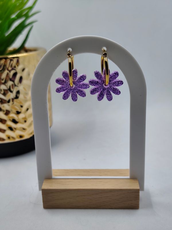 Marg's - violet paillettes