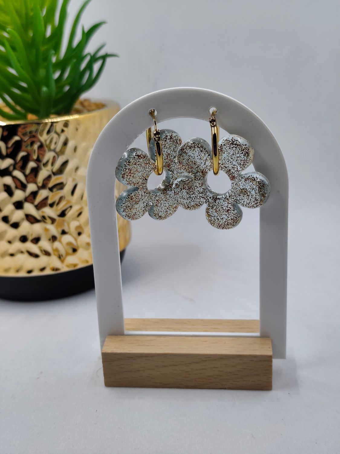 Pampilles - paillette doré rouge argent