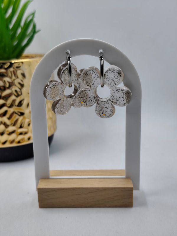 Pampilles - argent paillettes / transparent Pampilles - argent paillettes / transparent