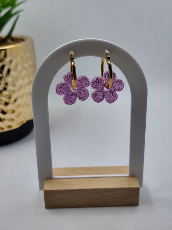 Mim's - violet paillettes