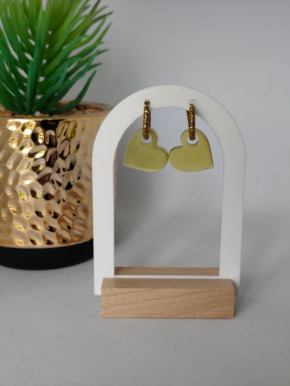 Coeur - jaune translucide Coeur - jaune translucide