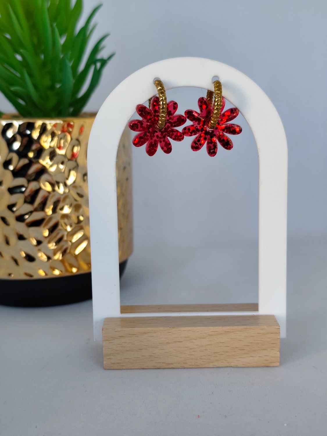 Marg's - rouge paillettes