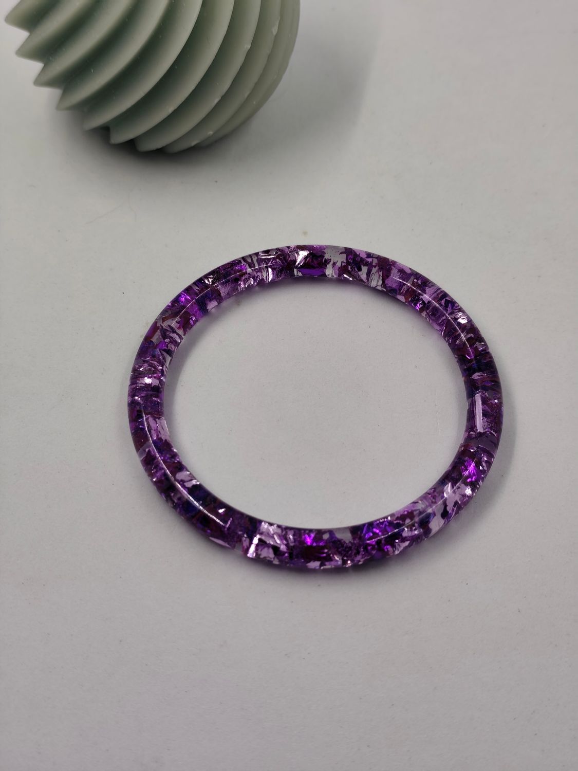 Jonc - violet / argent Jonc - violet / argent