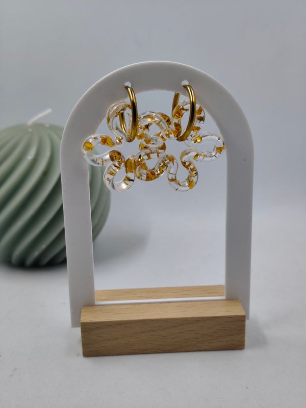 Pampilles doré transparent Pampilles doré transparent