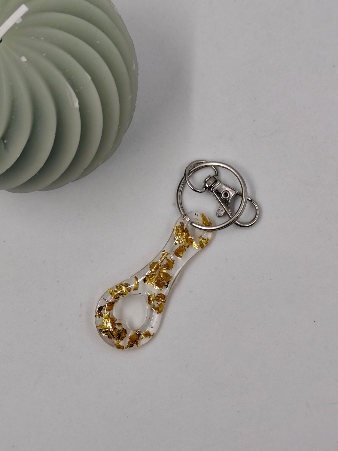 Jeton coeur - doré transparent Jeton coeur - doré transparent