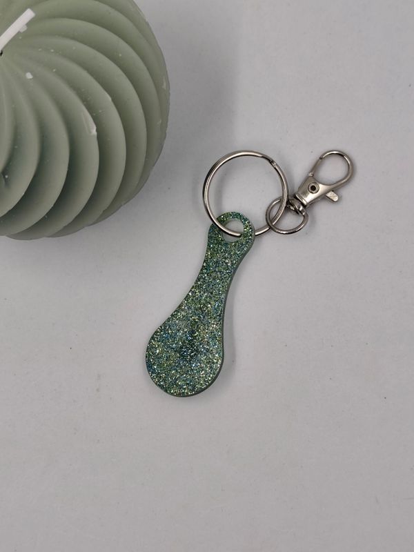 Jeton - vert bleu paillettes Jeton - vert bleu paillettes