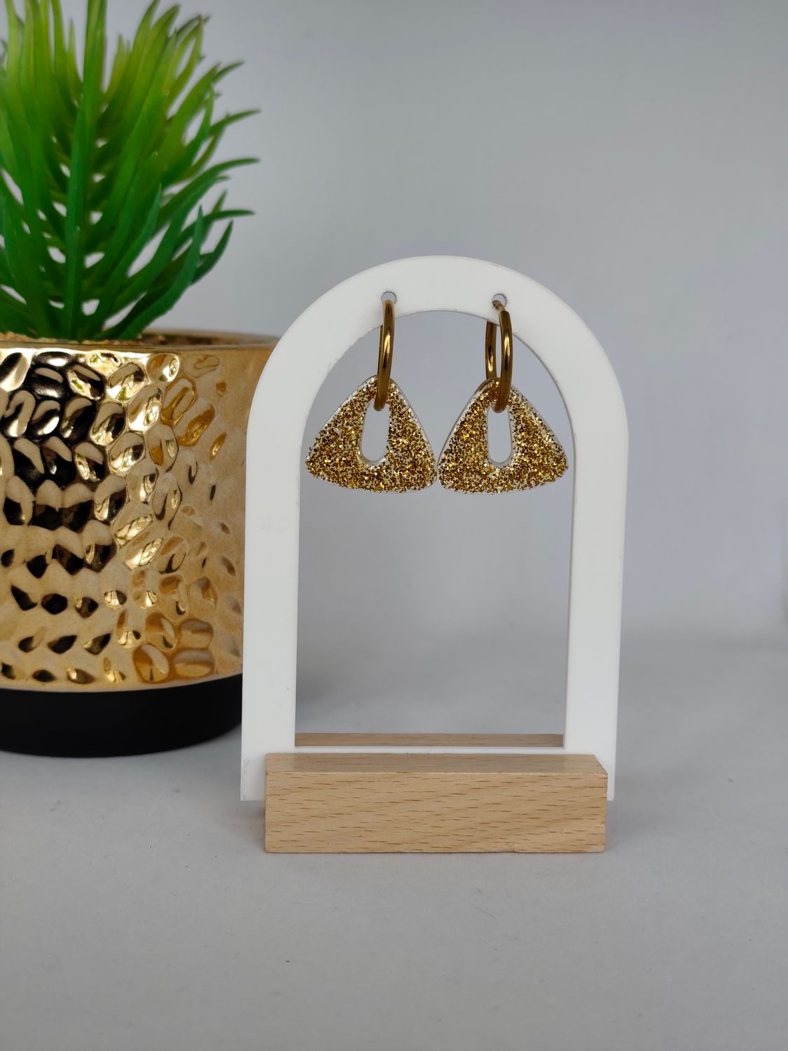 Delta - doré paillettes