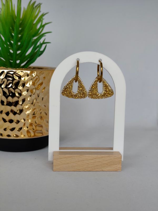 Delta - doré paillettes