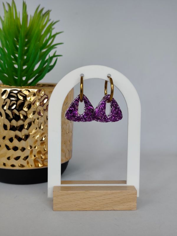 Delta - violet paillettes