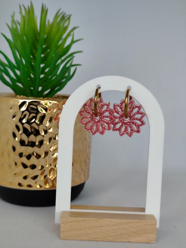 Rosalie - rose paillettes