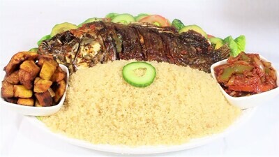 Attieke with Tilapia