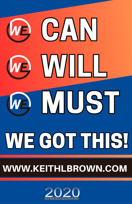 We Can We Will We Must Poster  (Quantities beginning at 10)