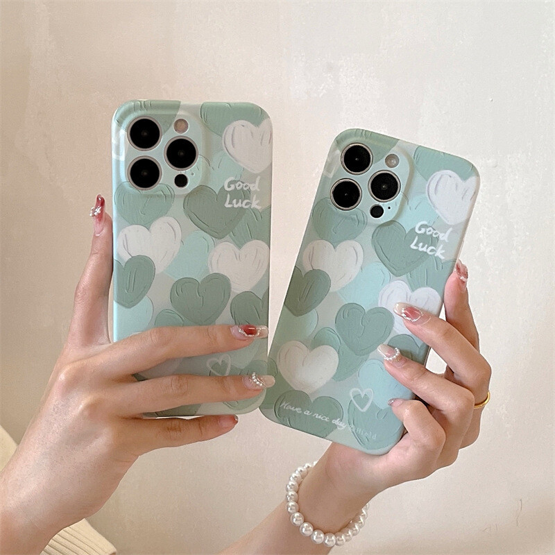 Oil Painting Love Suitable For IPhone Mobile Phone Case