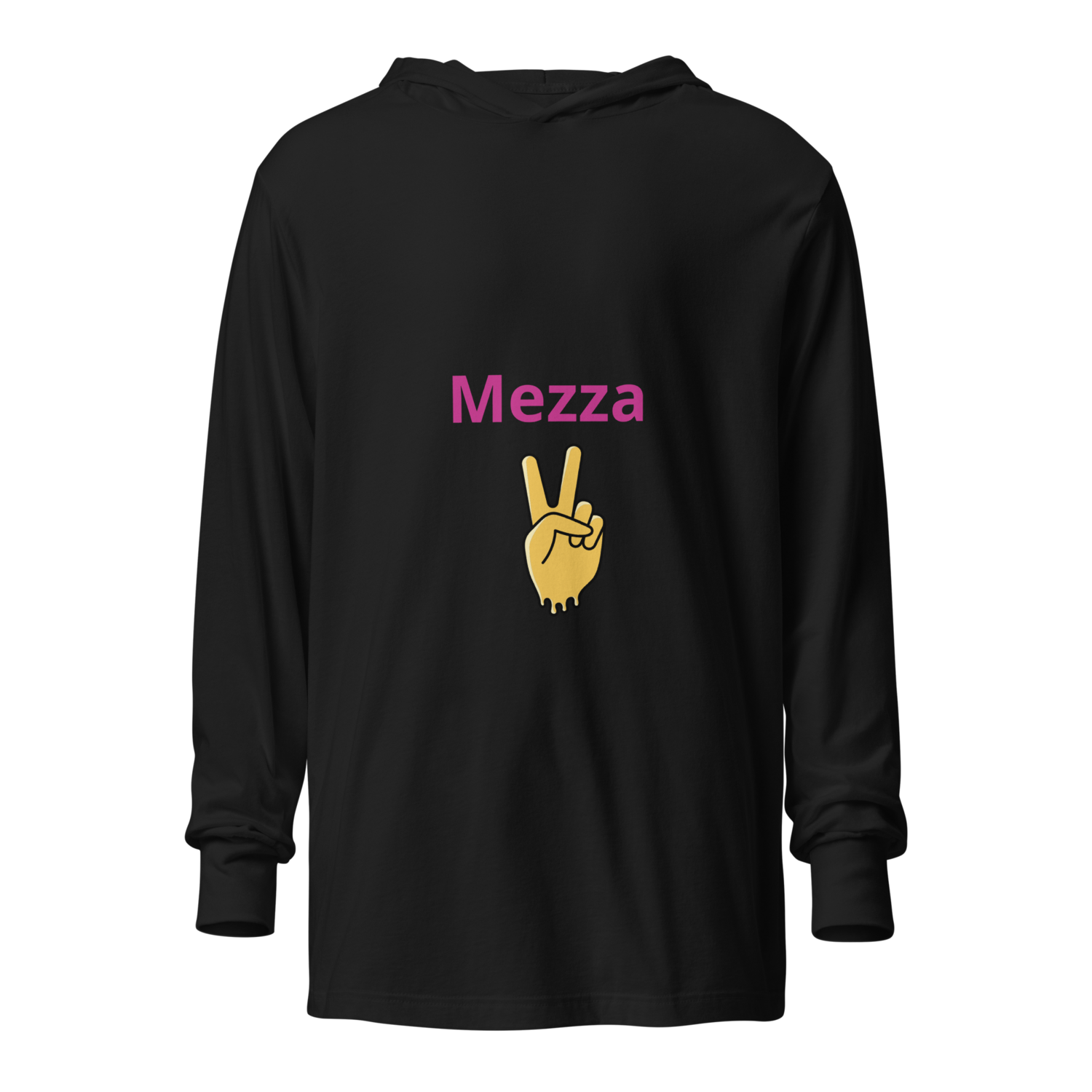 Hooded long-sleeve tee
