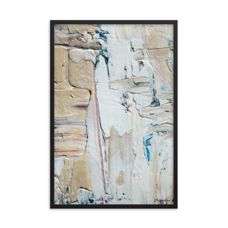 Abstract Framed poster
