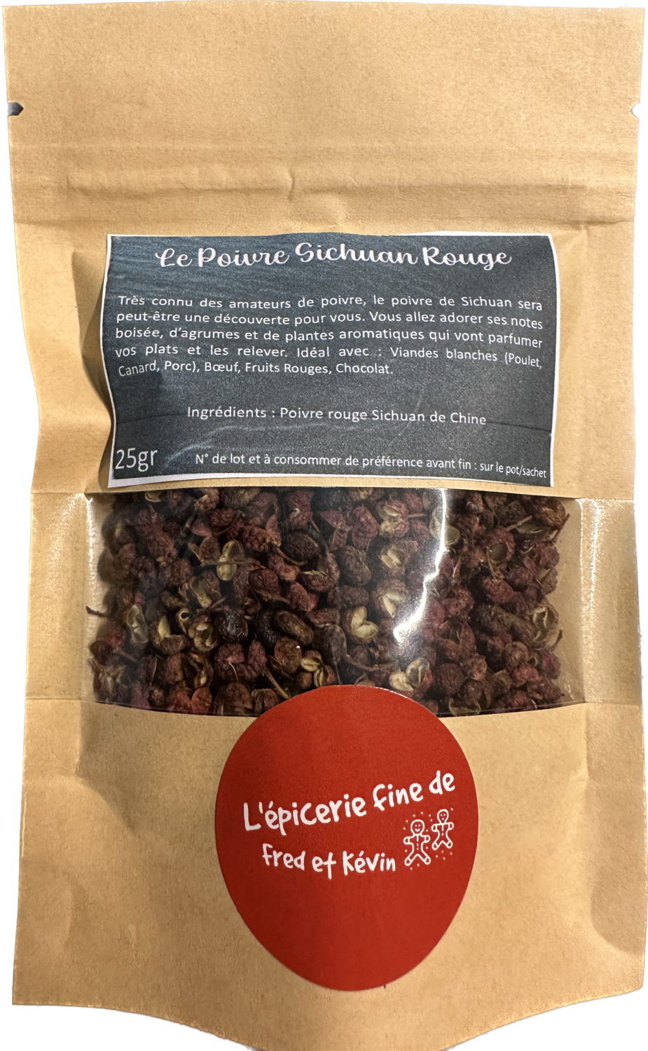 POIVRE DE SICHUAN ROUGE - 25gr