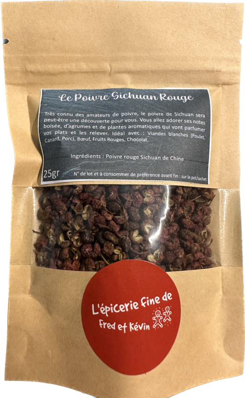 POIVRE DE SICHUAN ROUGE - 25gr