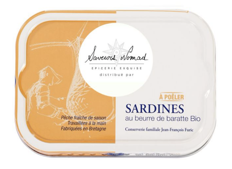 SARDINES - BEURRE DE BARATTE A POELER - 115gr