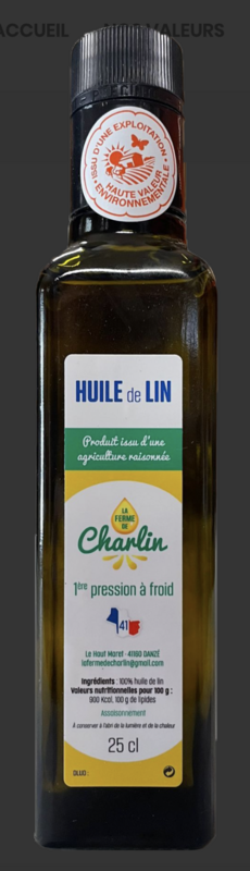 HUILE DE LIN - 25cl
