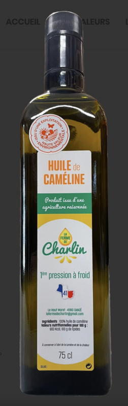 HUILE DE CAMELINE - 75cl