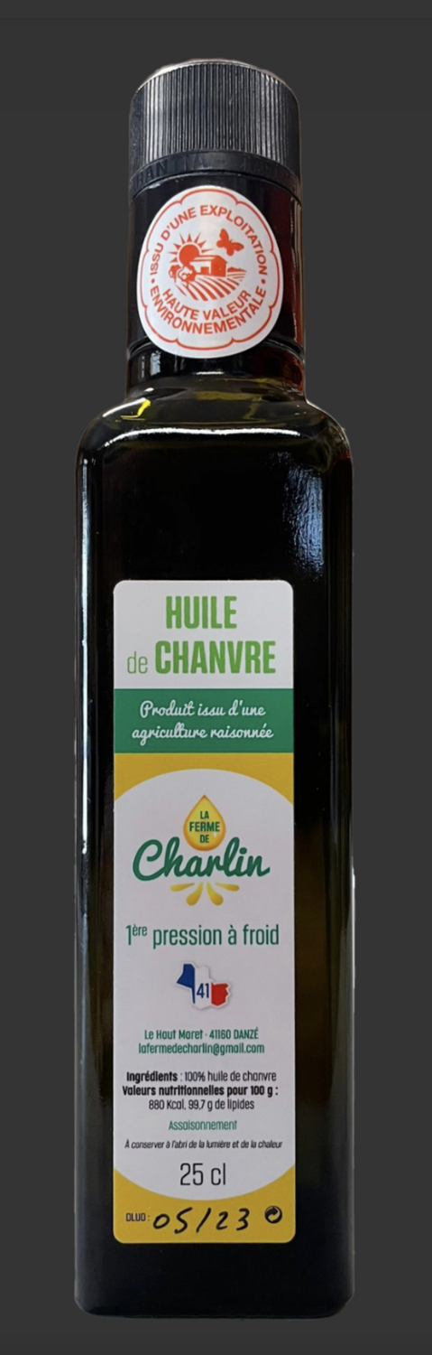 HUILE DE CHANVRE - 25cl