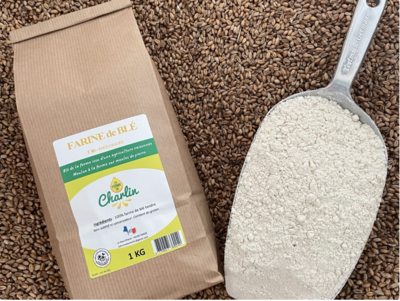 FARINE DE BLE T80 DE LA FERME - 1kg