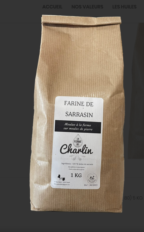 FARINE DE SARRASIN DE LA FERME - 1KG