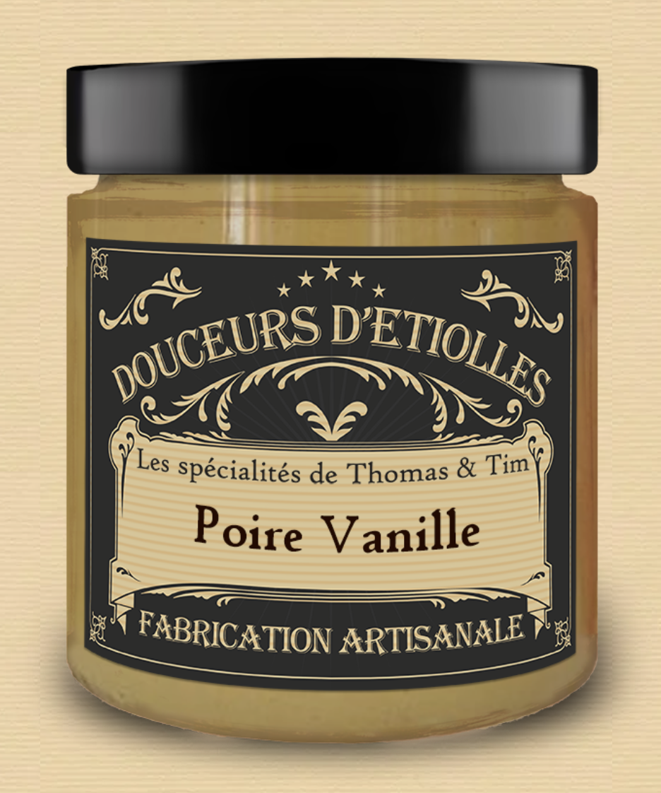 POIRE WILLIAMS - VANILLE DE MADAGASCAR - 220gr