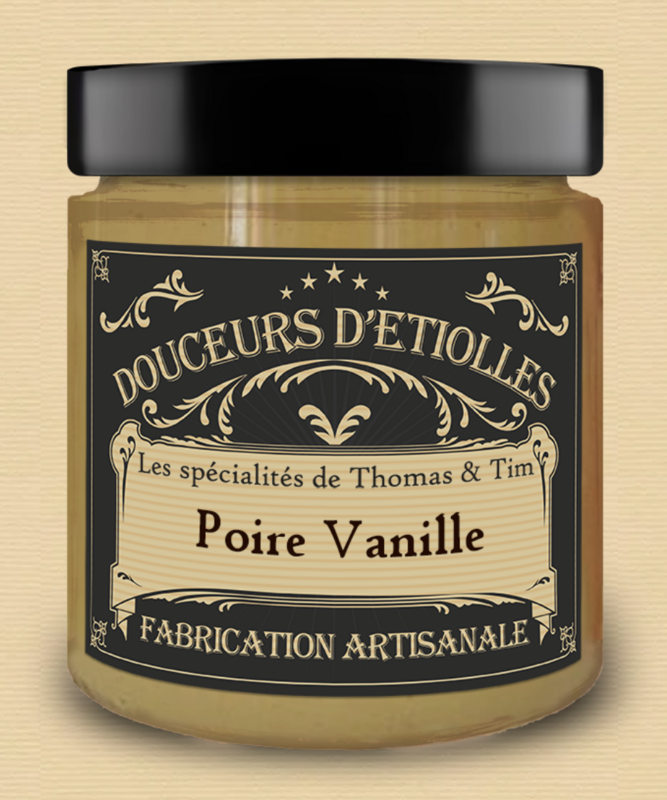 POIRE WILLIAMS - VANILLE DE MADAGASCAR - 220gr