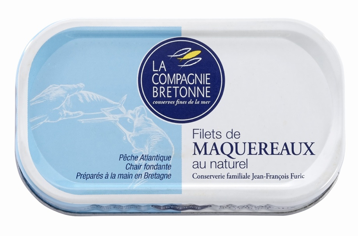 FILETS DE MAQUEREAUX AU NATUREL - 118gr