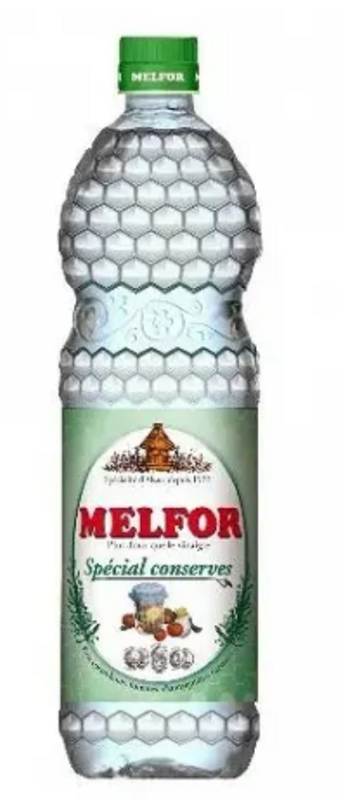 Melfor vinaigre blanc 7° pour conserves et vinaigrettes 1l