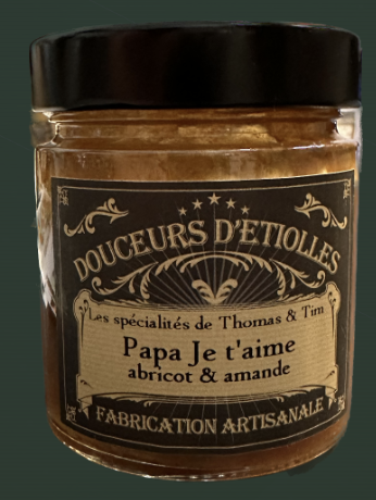 PAPA JE T&#39;AIME - ABRICOT &amp; AMANDE - 220gr