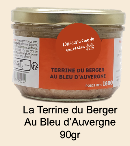 LA TERRINE DU BERGER AU BLEU D&#39;AUVERGNE - 90GR