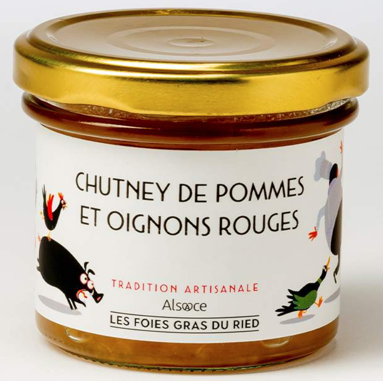 CHUTNEY DE POMMES ET OIGNONS ROUGES - 100g