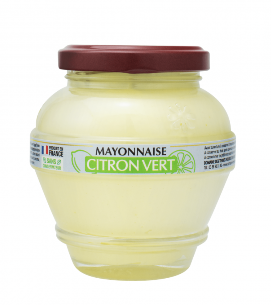 MAYONNAISE AU CITRON VERT - Pot de 180gr