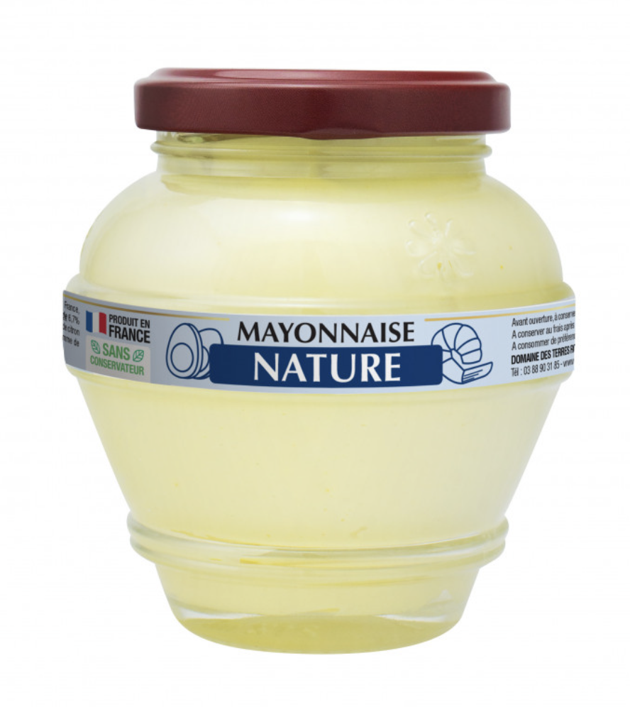 MAYONNAISE NATURE - Pot de 180gr