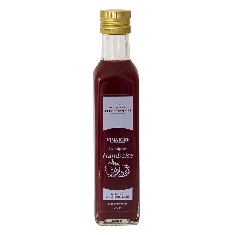 VINAIGRE A LA PULPE DE FRAMBOISE - 25cl