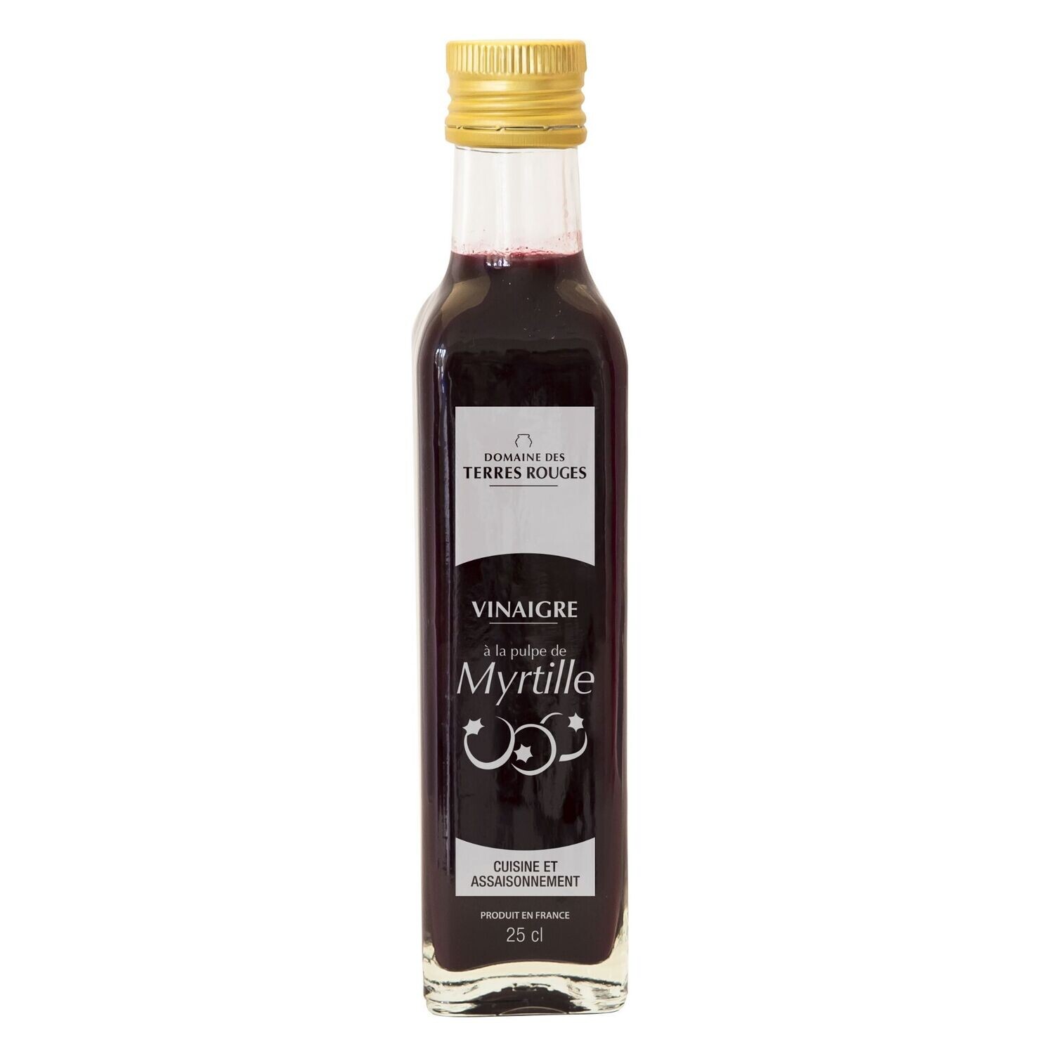 VINAIGRE A LA PULPE DE MYRTILLES - 25cl