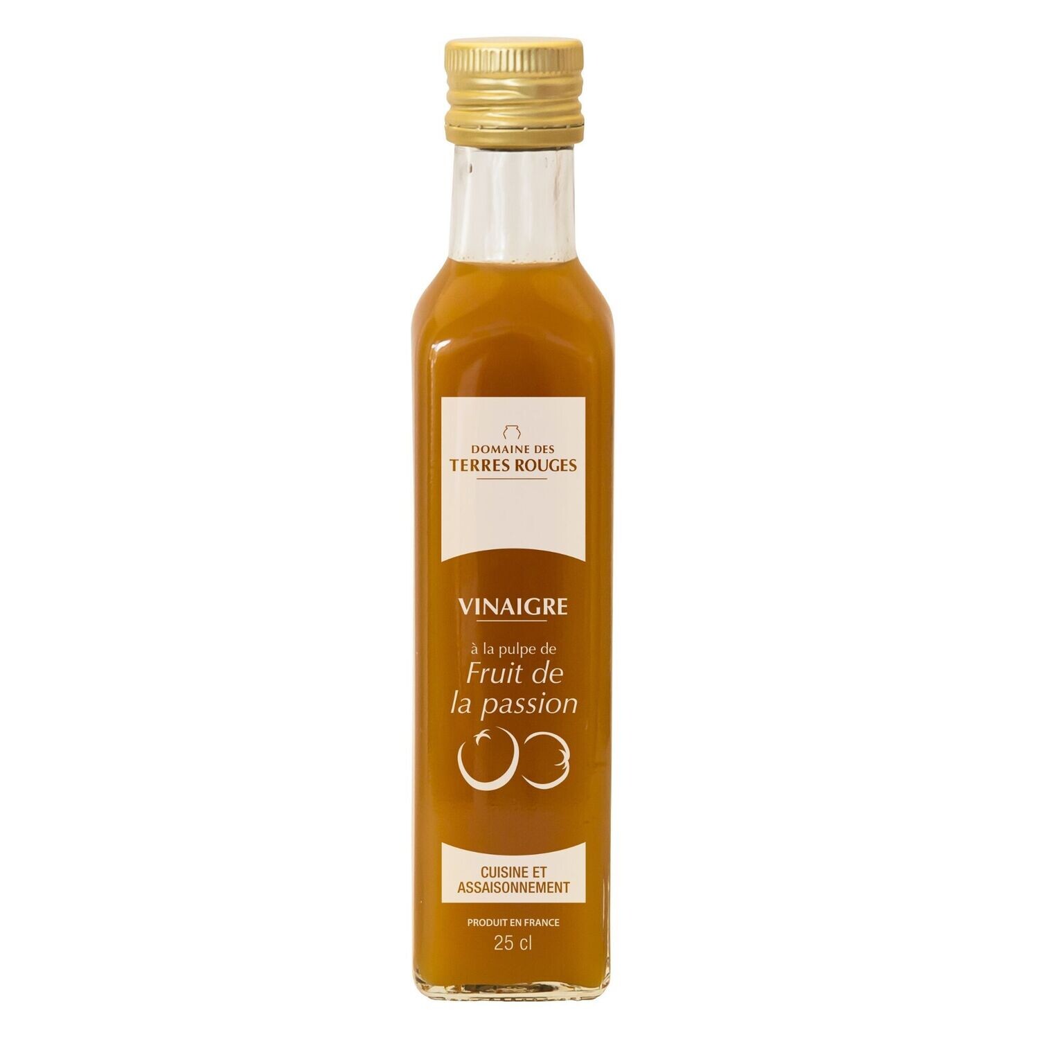 VINAIGRE A LA PULPE DE FRUIT DE LA PASSION - 25cl